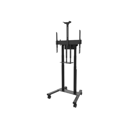 Neomounts Floor stand | FL55-875BL1 TV trolley | Adjustable Height | 55-100 " | Maximum weight (capa
