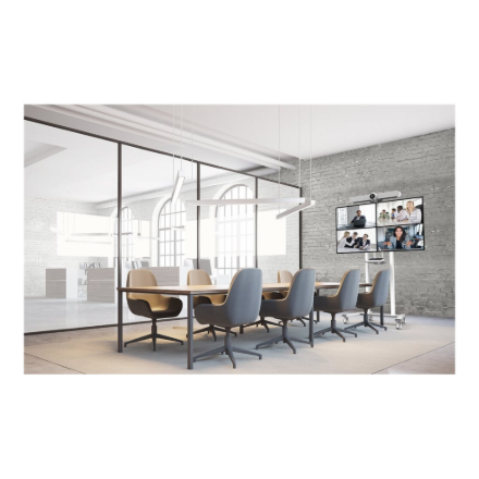 Neomounts Floor stand | FL55-875WH1 TV trolley | Adjustable Height | 55-100 " | Maximum weight (capa