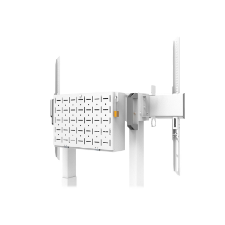 Neomounts Floor stand | FL55-875WH1 TV trolley | Adjustable Height | 55-100 " | Maximum weight (capa