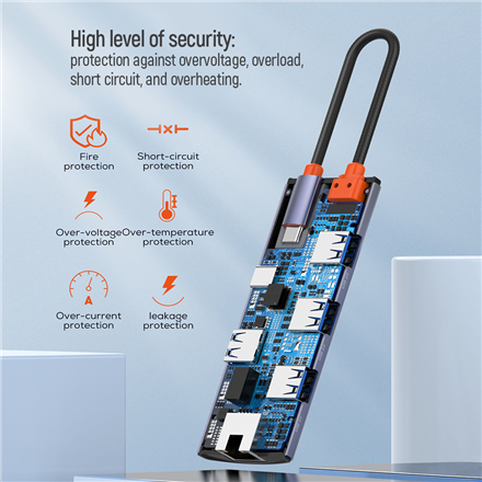 ColorWay 6-in-1 Docking Station | CW-HUB03 | 100 W