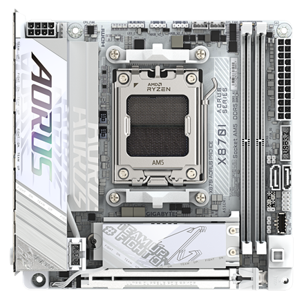 Gigabyte X870I AORUS PRO ICE | Processor family AMD | Processor socket AM5 | DDR5 SDRAM | Supported 