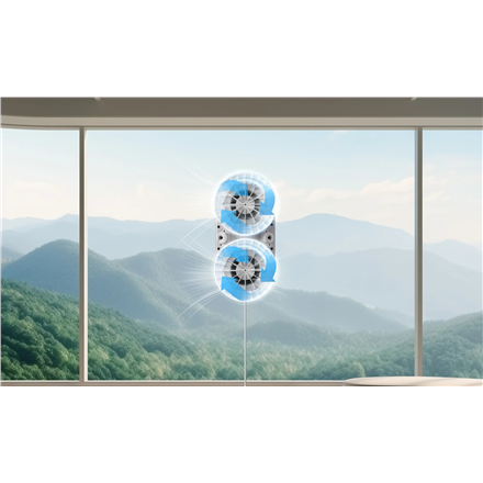 HUTT Windows Cleaning Robot | DDC56 | Corded | 3000 Pa | White