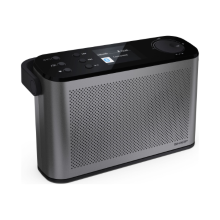 Sharp OSAKA Stereo Portable Digital Radio | DR-P540(GY) | USB port | Bluetooth | FM radio | Wireless