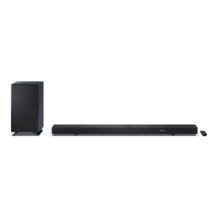 Sharp | 5.1.2 Dolby Atmos/DTS:X Soundbar with Wireless Subwoofer | HT-SBW55121(BK) | Bluetooth