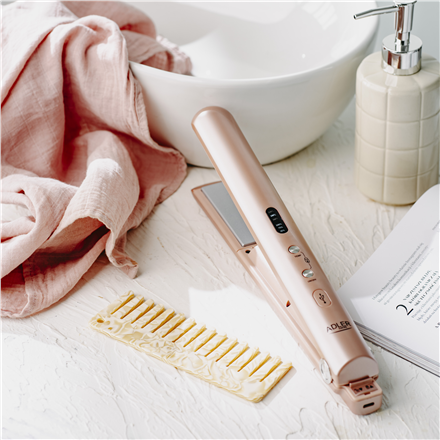 Adler Cordless Hair Straightener | AD 2327 | Ceramic heating system | Display LED | Temperature (min
