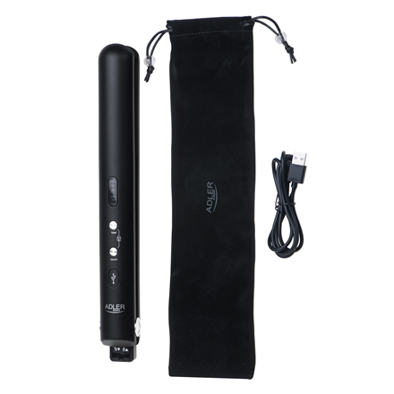 Adler Cordless Hair Straightener | AD 2327 | Ceramic heating system | Display LED | Temperature (min