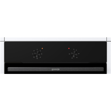Gorenje Oven | BO6615E01B | 60 L | Electric | EnamelClean | Push pull buttons | Height 59.5 cm | Wid