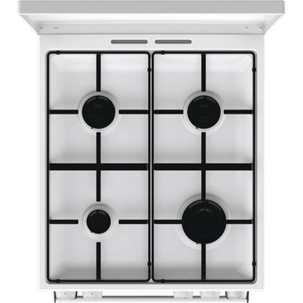 Gorenje Cooker | GG5A14WJ | Hob type Gas | Oven type Gas | White | Width 50 cm | Depth 59.4 cm | 70 