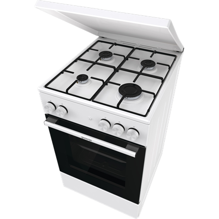 Gorenje Cooker | GG5A14WJ | Hob type Gas | Oven type Gas | White | Width 50 cm | Depth 59.4 cm | 70 