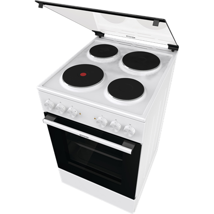 Gorenje Cooker | GE5A21WH | Hob type Electric | Oven type Electric | White | Width 50 cm | Grilling 