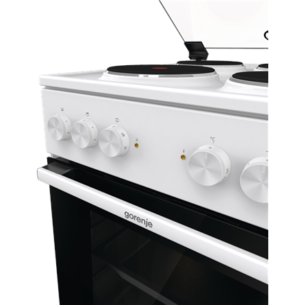 Gorenje Cooker | GE5A21WH | Hob type Electric | Oven type Electric | White | Width 50 cm | Grilling 