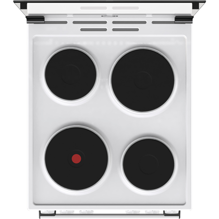 Gorenje Cooker | GE5A21WH | Hob type Electric | Oven type Electric | White | Width 50 cm | Grilling 