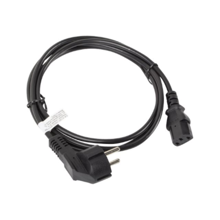 Lanberg | CEE 7/7 to IEC 320 C13 Power Cord | CA-C13C-10CC-0018-BK