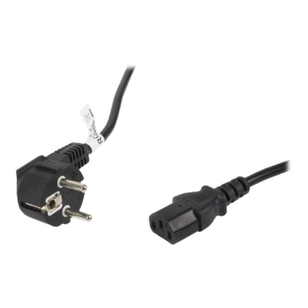 Lanberg | CEE 7/7 to IEC 320 C13 Power Cord | CA-C13C-11CC-0050-BK