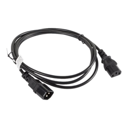 Lanberg | IEC 320 C13 to C14 Cable | CA-C13E-10CC-0018-BK