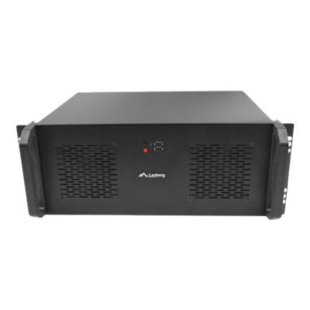Lanberg Rackmount server chassis lanberg ATX 350/10 19"/4U | Black