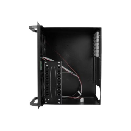 Lanberg Rackmount server chassis lanberg ATX 350/10 19"/4U | Black