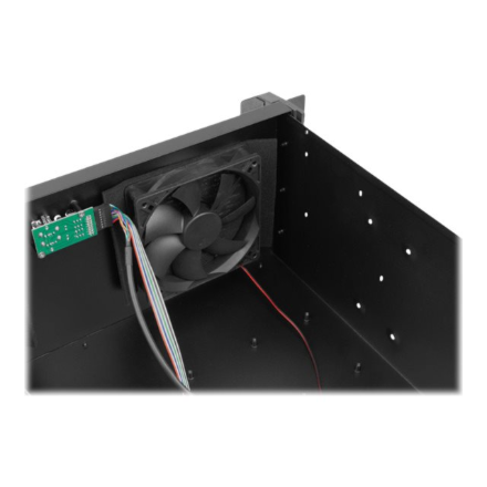 Lanberg Rackmount server chassis lanberg ATX 350/10 19"/4U | Black