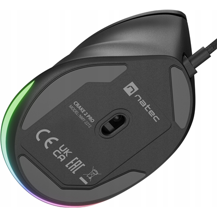 Natec Mouse | Natec Crake 2 Pro | Wired | Black