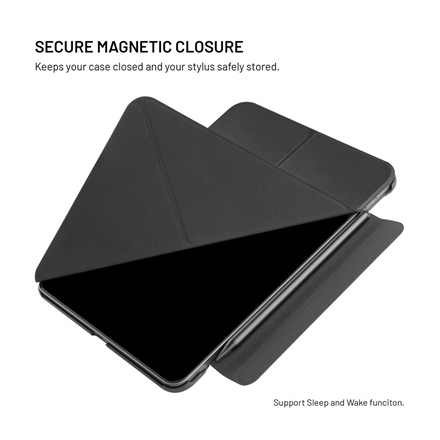 Fixed | Trinity Case | 10.9-11 " | Cover | Apple iPad 10.9" (2022)/iPad 11" (2025) | Black