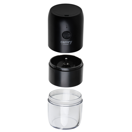 Camry Cordless USB Electric Coffee Grinder | CR 4302 | 25 W | Coffee beans capacity 25-30 g | Black