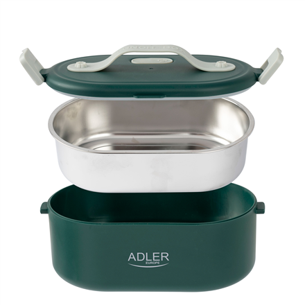 Adler | Electric lunch box with thermal bag | AD 4522 | 0.8 L | Plastic/Stainless steel | Green | Li