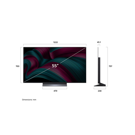 LG OLED55C51LA | 55 | Smart TV | webOS 25 | UHD