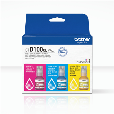 Brother BTD100CLVAL | Multipack Ink Bottles | Magenta