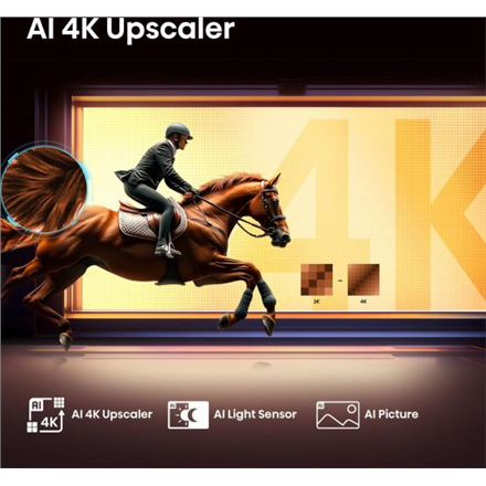 Hisense UHD QLED Smart TV | 65E7Q | 65" | Smart TV | VIDAA OS | UHD | Black