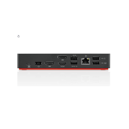 Lenovo | ThinkPad Universal USB-C Dock - EU | Docking station | Ethernet LAN (RJ-45) ports 1 | VGA (
