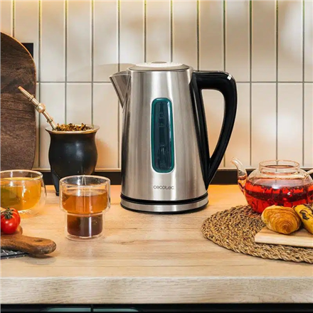 Cecotec Kettle | Thermosense 210 Steel | Electric | 2200 W | 1.7 L | Stainless steel | 360° rotation