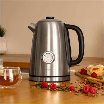 Cecotec Kettle | Thermosense 620 Vintage | Electric | 2200 W | 1.7 L | Stainless steel | 360° rotati