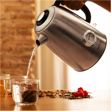 Cecotec Kettle | Thermosense 620 Vintage | Electric | 2200 W | 1.7 L | Stainless steel | 360° rotati