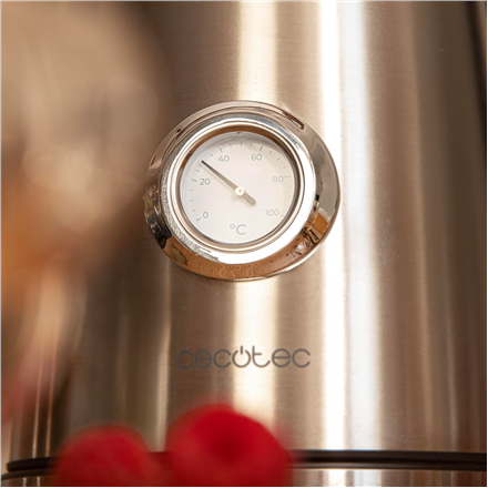 Cecotec Kettle | Thermosense 620 Vintage | Electric | 2200 W | 1.7 L | Stainless steel | 360° rotati