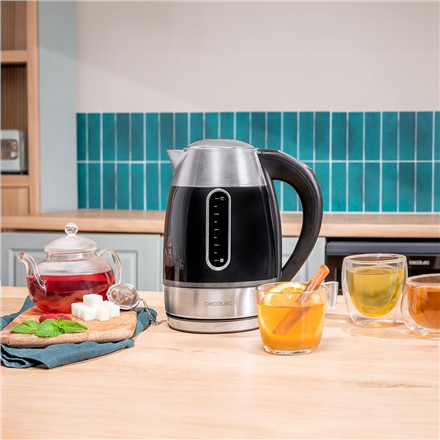 Cecotec Kettle | Thermosense 400 VisionLight | Electric | 2200 W | 1.7 L | Stainless steel | 360° ro