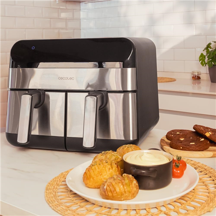 Cecotec Air Fryer | Cecofry Advance 9000 Inox | Power 2800 W | Capacity 9 L
