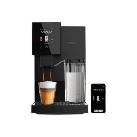 Cecotec Coffee Maker | Cremmaet Compactccino Connected | Pump pressure 19 bar | Built-in milk frothe