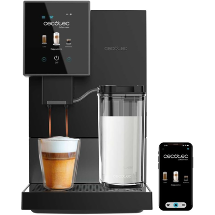 Cecotec Coffee Maker | Cremmaet Compactccino Connected | Pump pressure 19 bar | Built-in milk frothe