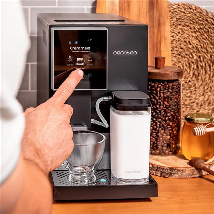 Cecotec Coffee Maker | Cremmaet Compactccino Connected | Pump pressure 19 bar | Built-in milk frothe