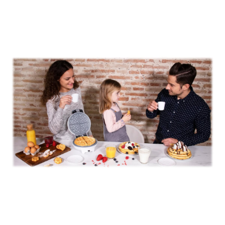 Cecotec Waffle Maker | Fun Gofrestone 3in1 | 700 W | Number of pastry 3 | Waffle/Muffin/Donut | Whit