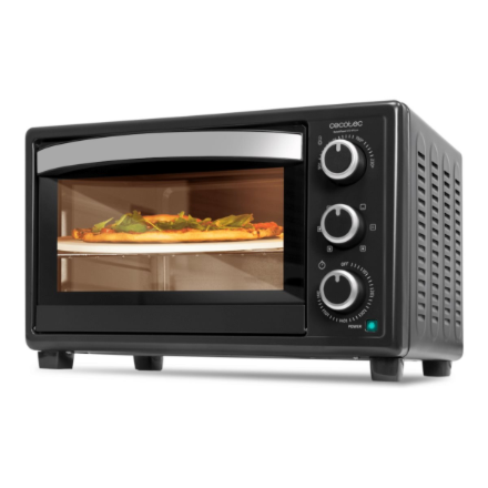 Cecotec Mini Oven | Bake&Toast 2600 Black 4Pizza | 26 L | 1500 W | Black