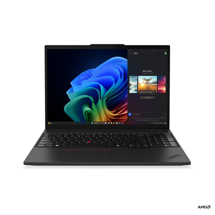 Lenovo ThinkPad T16 G4 AMD | Black | 16 " | IPS | WUXGA | 1920 x 1200 pixels | Anti-glare | AMD Ryze