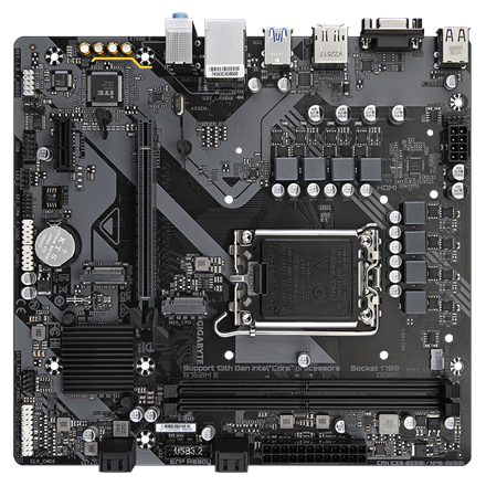 Gigabyte B760M E | Processor family Intel | Processor socket LGA1700 | DDR5 | Supported hard disk dr