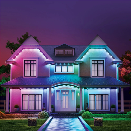 Nanoleaf Smart Multicolor Permanent Outdoor Lights Smarter Kit