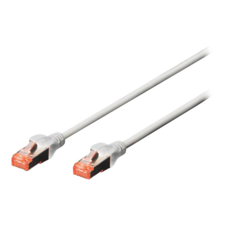 Digitus CAT 6 S/FTP | Patch cord | Length 1 m | Grey