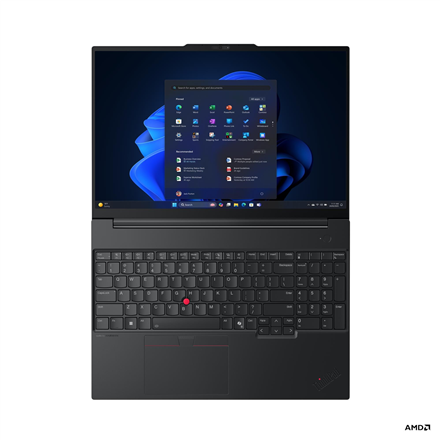 Lenovo ThinkPad E16 G3 AMD | Black | 16 " | IPS | WUXGA | 1920 x 1200 pixels | Anti-glare | AMD Ryze