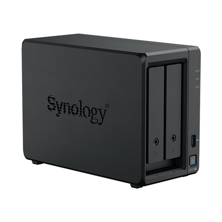 Synology DiskStation | DS725+ | AMD Ryzen | R1600 | 4 GB | DDR4 | Black