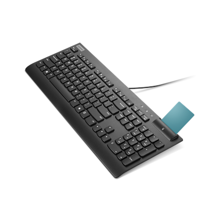 Lenovo Smartcard II | Keyboard | Wired | Estonian | Black | USB-A | Plunger type switch