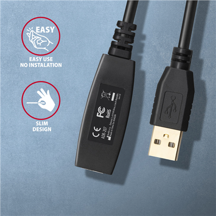 AXAGON Active extension cable