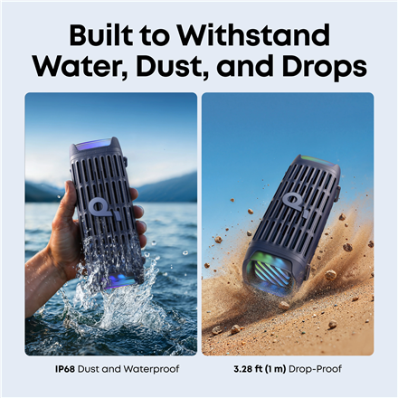 Anker Soundcore Speaker | Boom 3i | 50 W | Waterproof | Bluetooth | Blue | Portable | Wireless conne